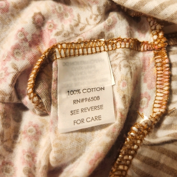 Fang Floral Shirt Belt Tie Top - Picture 5 of 6